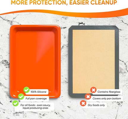 Хорошая цена. Прямоугольный непахучий поднос печи силикона, лоток Multicolor силикона квадратный печь онлайн