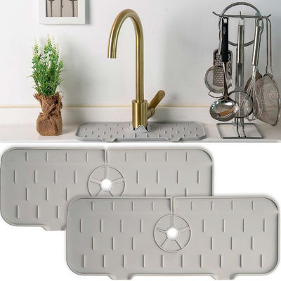 Хорошая цена. Мягкий складной брызговик Faucet силикона, поднос уловителя потека ручки Faucet силикона онлайн