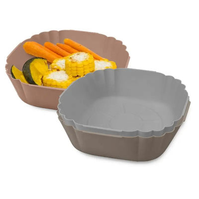 Хорошая цена. Поднос силикона Fryer воздуха Oilproof непахучий, теплостойкие лотки выпечки силикона онлайн