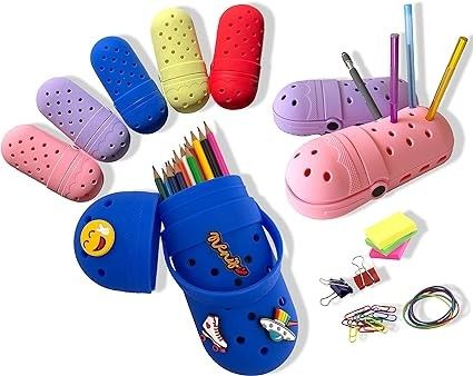 Хорошая цена. DIY Силиконовый карандаш, держатель корпуса, гибкий, легкий в очистке, водонепроницаемый, школьные принадлежности онлайн