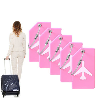 Хорошая цена. Силиконовые теги багажа для путешествий Чемоданы Простые мультфильмы с дизайном Именные карточки включены онлайн