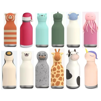 Хорошая цена. Custom Silicone Lid Stainless Steel Water Bottle for Kids онлайн