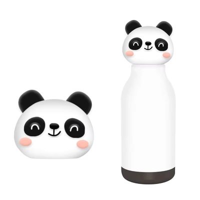 Хорошая цена. 16 Ounce Insulated Stainless Steel Water Bottle with Detachable Soft Animal Head for Kids and Teens онлайн