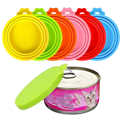 Хорошая цена. BPA FreeFood Can Lids Силиконовая коробка для кормления домашних животных для собак и кошек онлайн