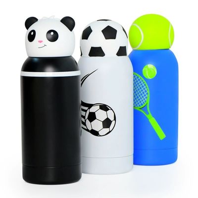 Хорошая цена.  Cartoon Kids Bestie Bottle Insulated Stainless Steel Water Bottle With Detachable Soft Head Fun Drinking For Kids, Flexible Reusable Straw 16 Ounce онлайн