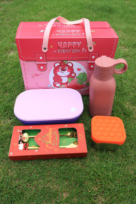 Хорошая цена. Premium Stainless Steel & Silicone Lunch Set For Kids And Families – 4-in-1 Combo With Bento Box, Bottle, Snack Cup, And Animal Cutlery Wholesale онлайн
