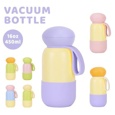 Хорошая цена. Eco Silicone Insulated Bottle | 450ml / 750ml / 1000ml | Pastel Macaron Color Thermos With Silicone Body & Lid онлайн